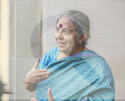 Prof. Dr. Vandana Shiva, Trägerin des alternativen Nobelpreises, als Gast beim V. World Organic Forum.